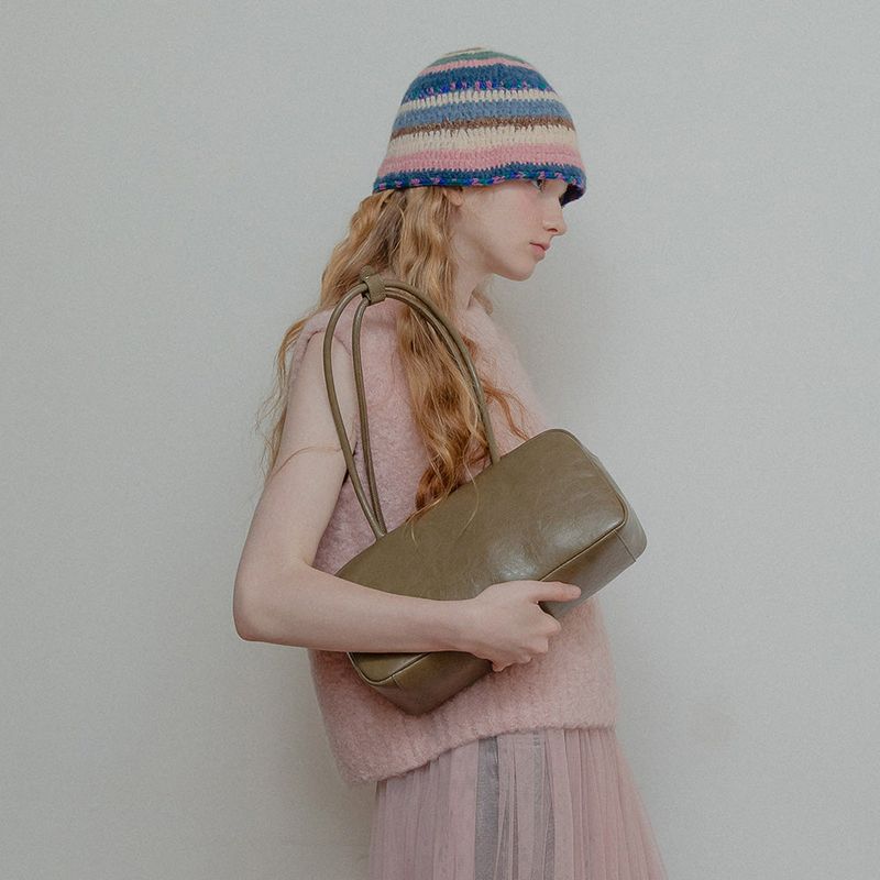 TWIN BAGUETTE BAG (KHAKI)