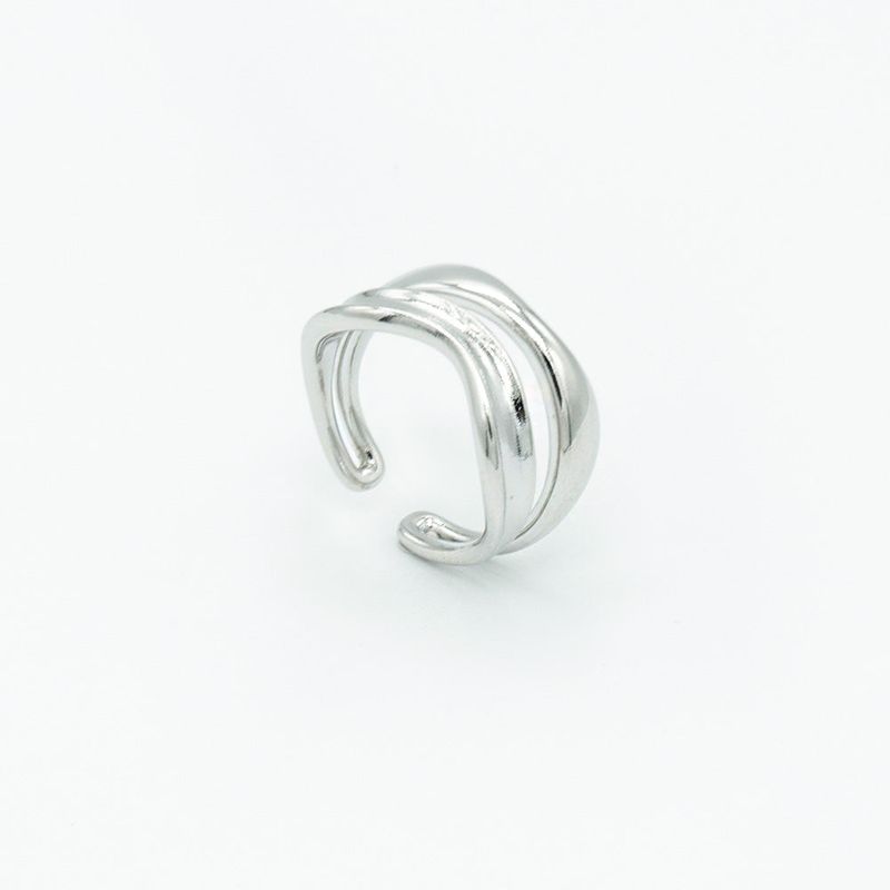 [2PACK][Silver] Open Ring (Choose Two of 11 types) (Random Gift Additional)