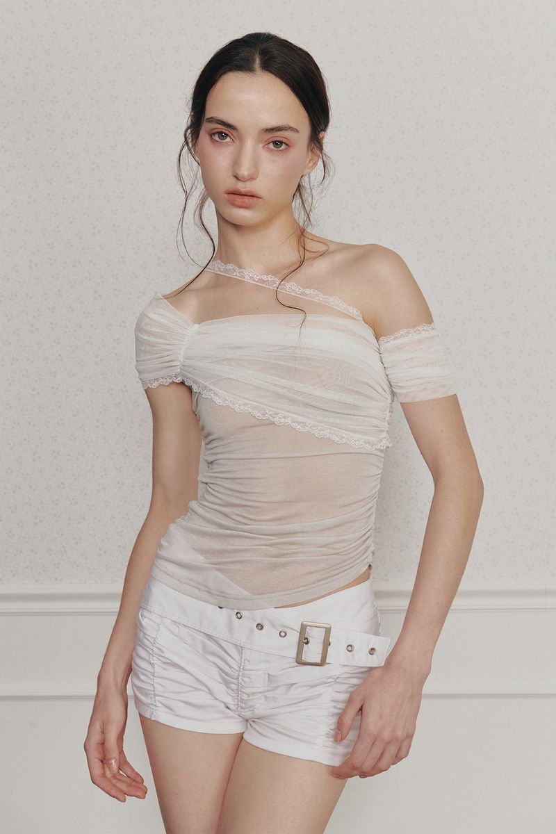 MARIA TOP light grey
