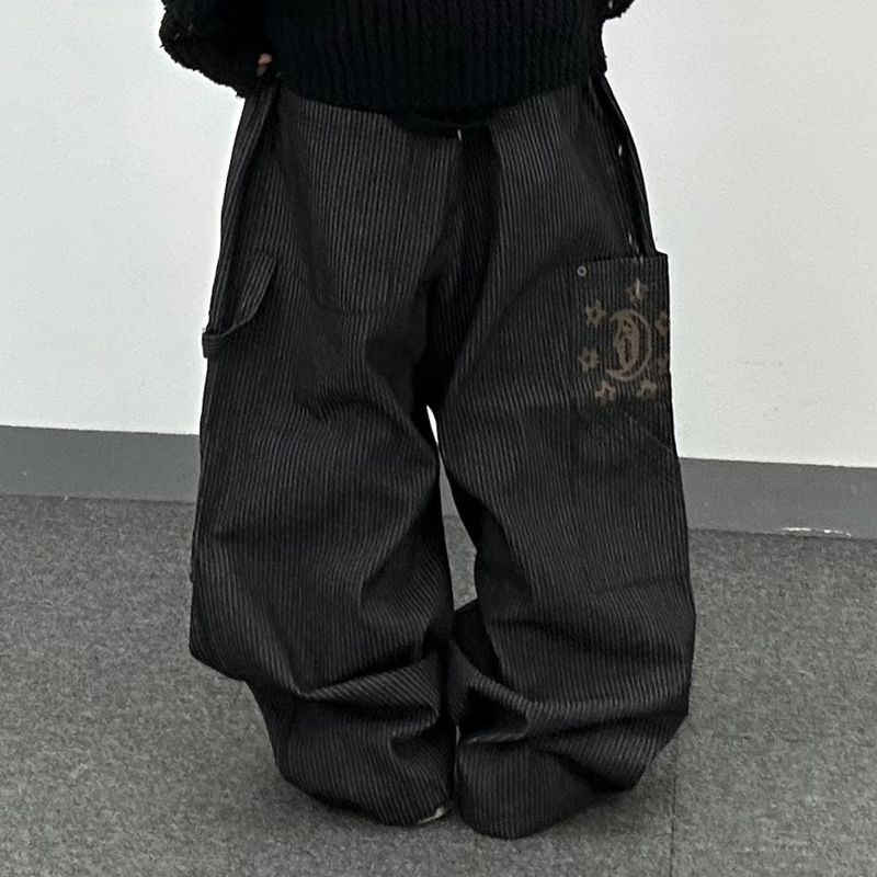 PEARCLAN（ペアクラン）の「stripe luna carpenter pants（Pants）」