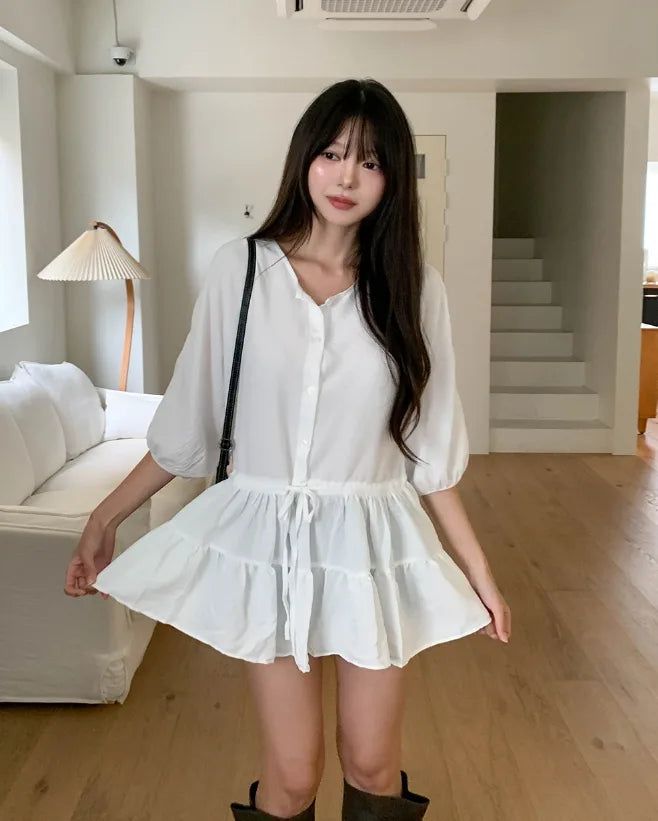 ULAN（ユレン）の「Bona Tiered Frill Mini One Piece（Dresses）」