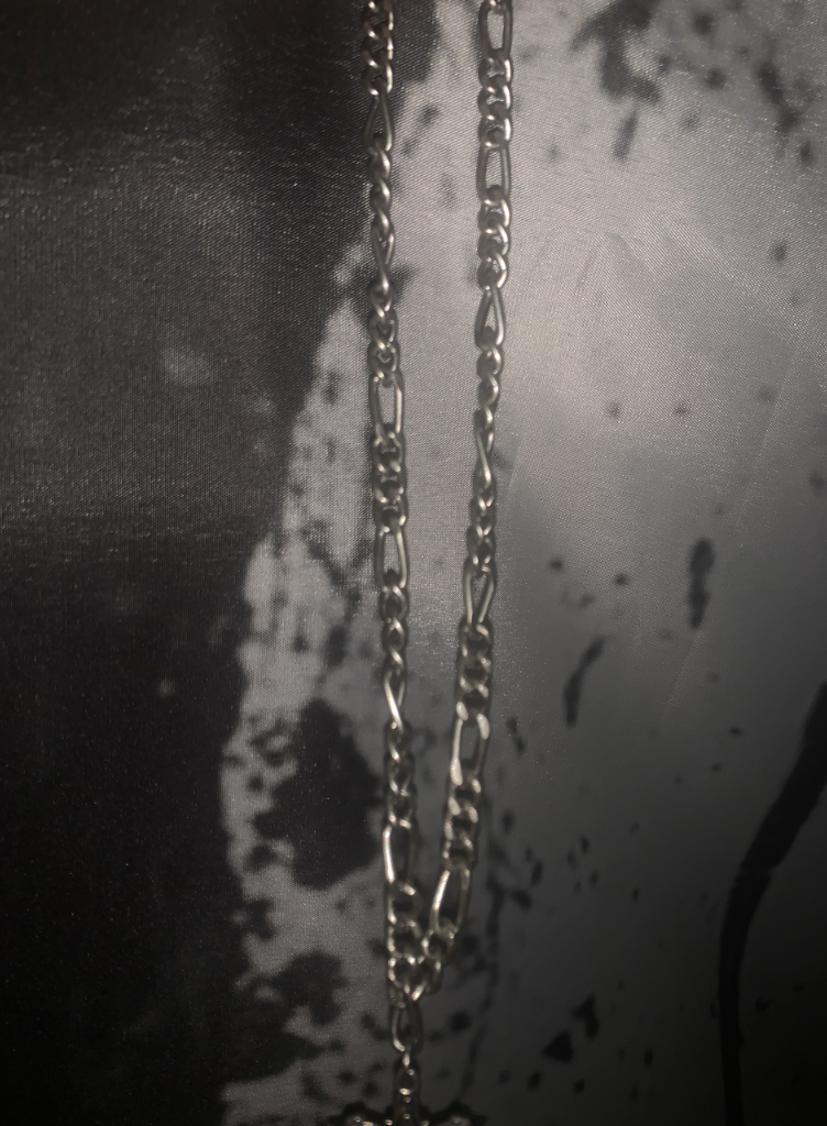Toani Black Heart Chain Necklace