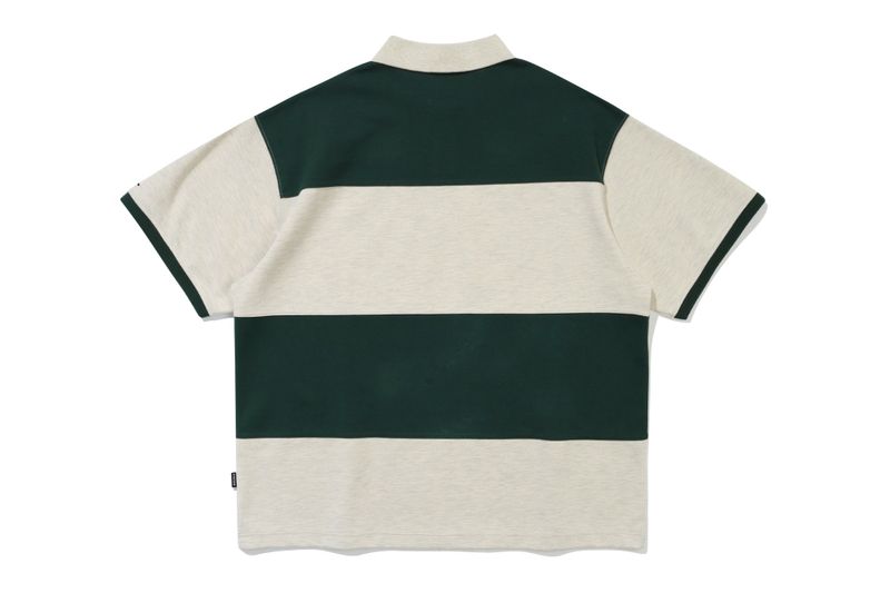 STRIPE RUGBY POLO_GREEN