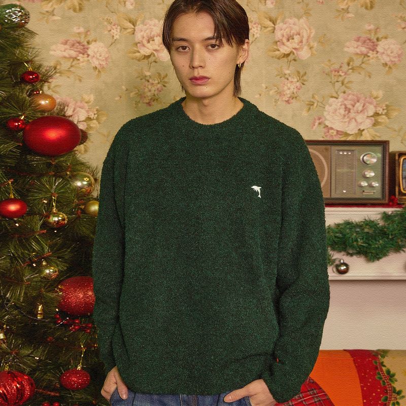 Dolphin boucle knit