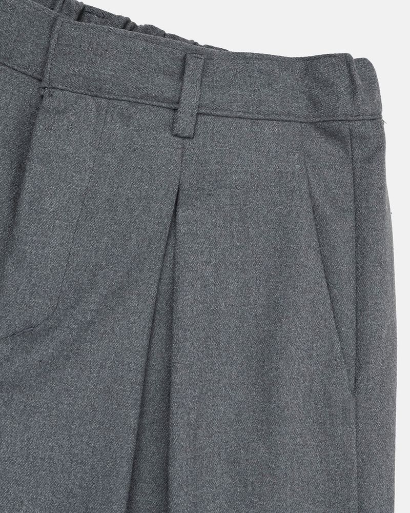 Tia Double-Pleat Wide Slacks