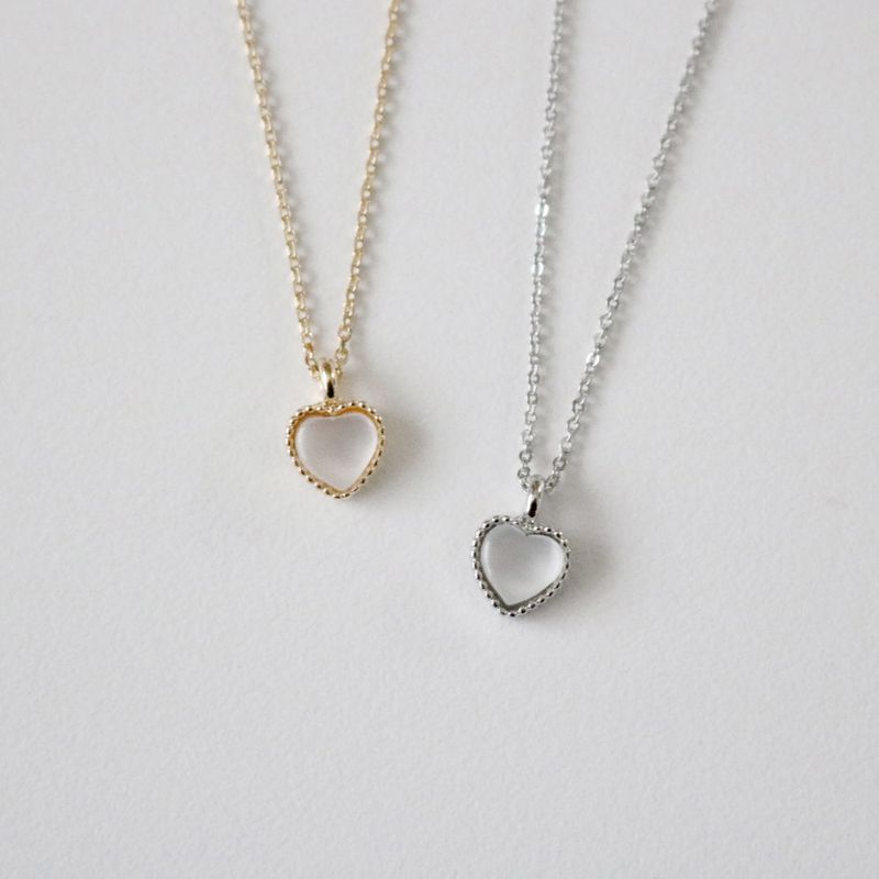 Mini Glowing Heart Necklace / 2 color