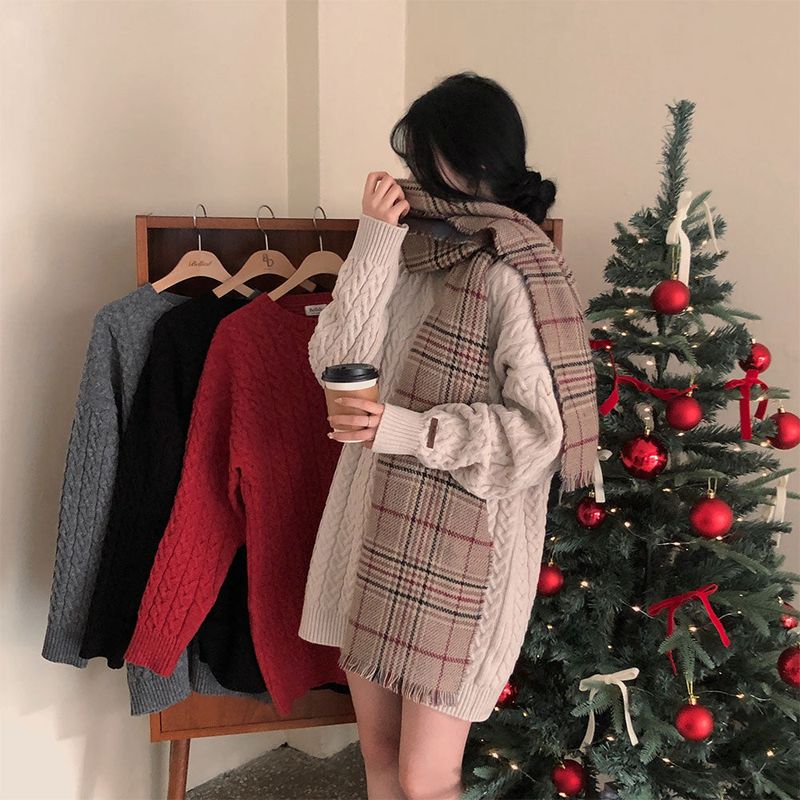 BEIDELLI（ベイデリー）の「[Belied made/Cuanku] First Love Twisted Cable Knit Dress（Dresses）」