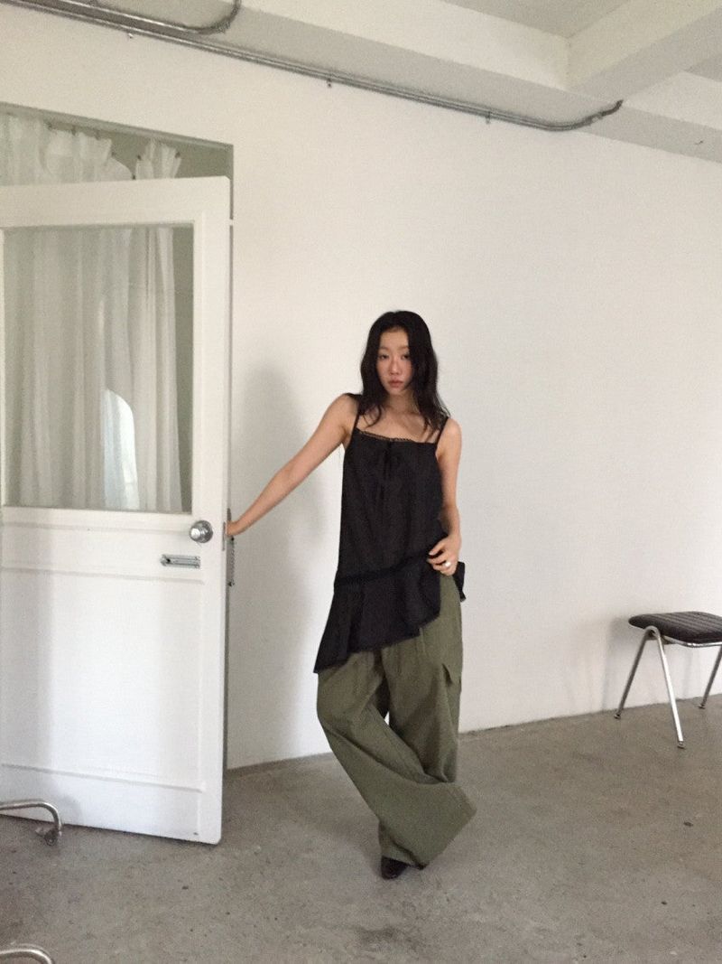 Rib Unbalanced Dress (3 colors)