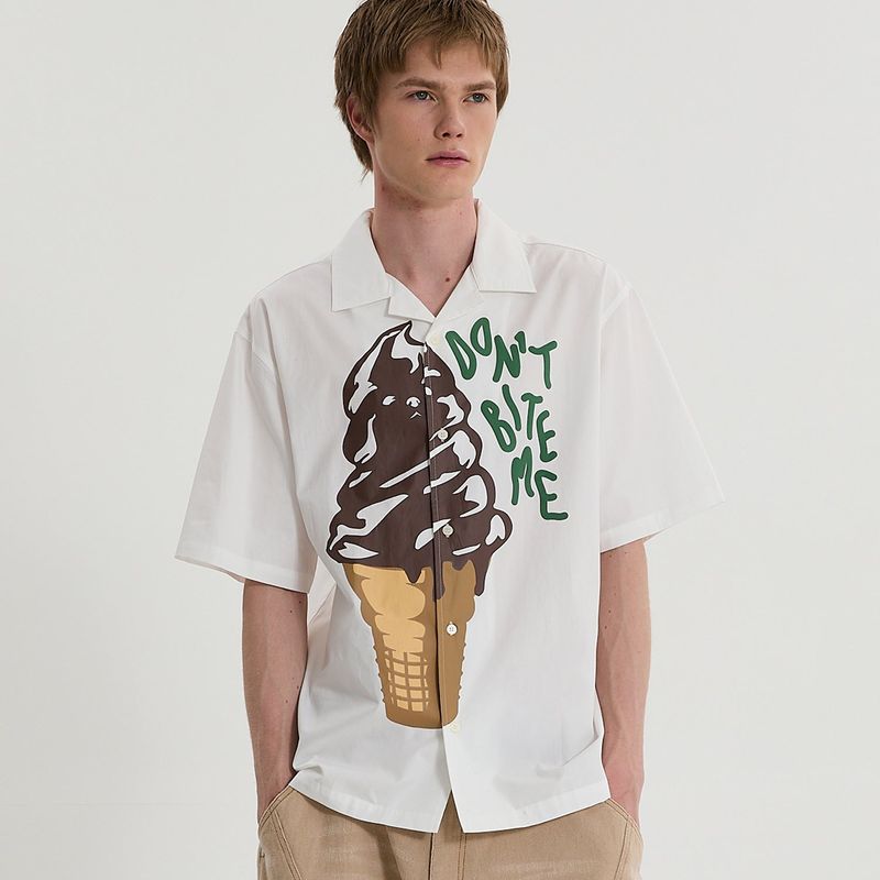 Maltesecream half sleeve shirt