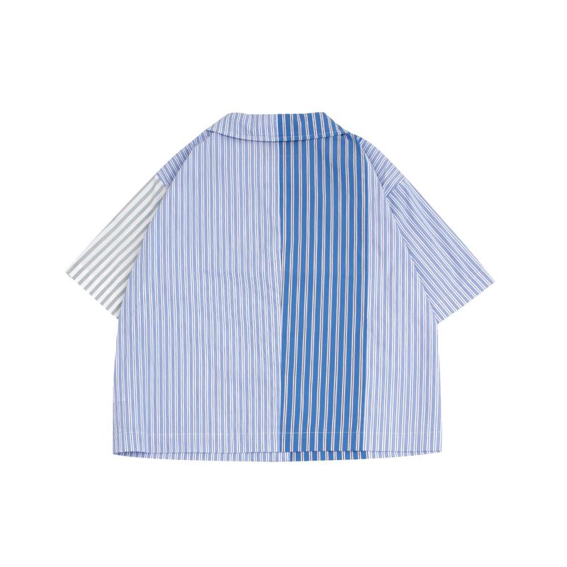 REGULAR STRIPED SHORT SLEEVE PAJAMAS_SYS9BL52BU