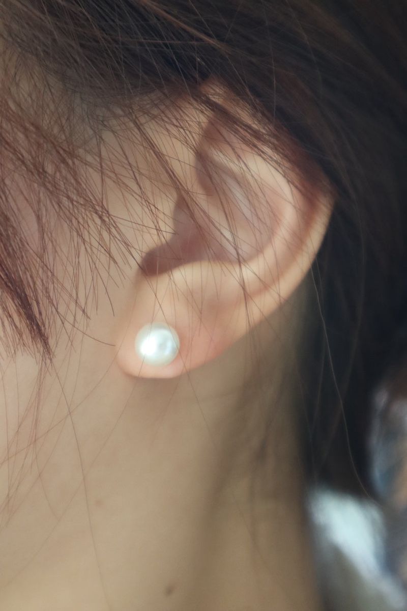 Nature pearl earring • silver925