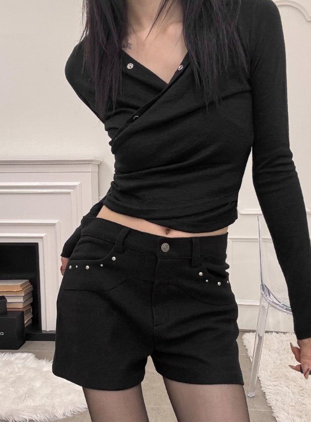 Fair Studded Wool Shorts