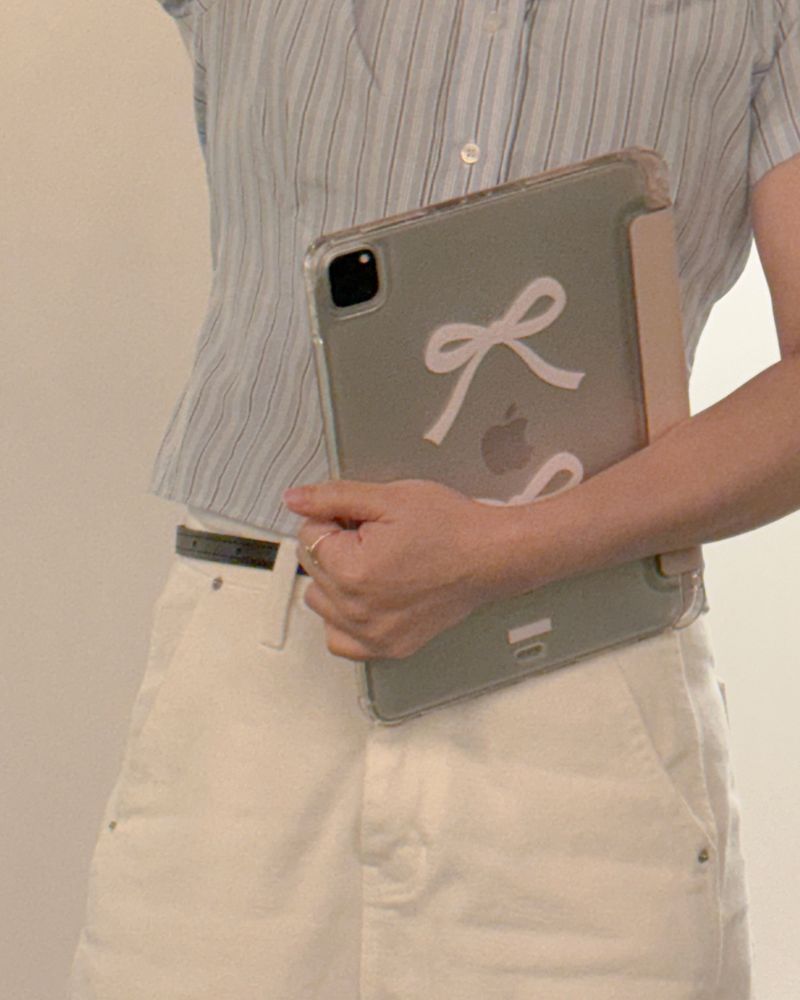 double ribbon Ipad case