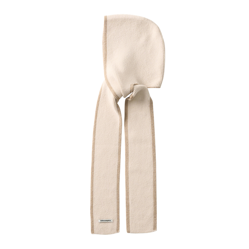Line Around Muffler Balaclava (Ivory)