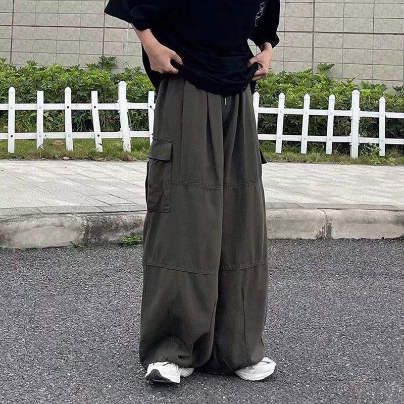 Four Seasons Bendable String Wide Cargo Pants (3 colors)