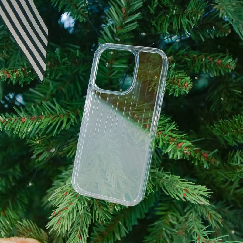 【MADE】Transparent star shower Jelly hard Phone case