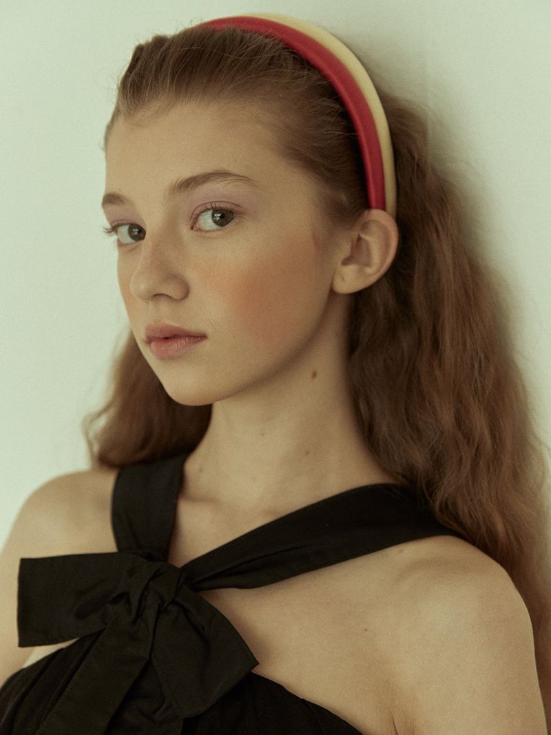 Raspberry Red Satin Headband