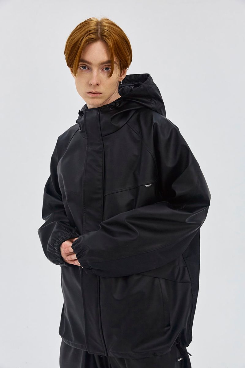 WIDE H HOODED JACKET