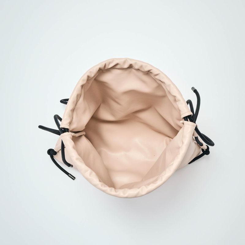 Recycled ECO Leather Drawstring Bag