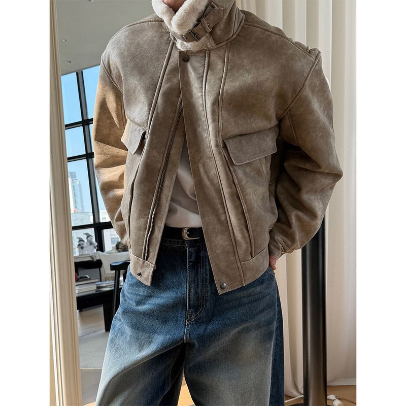 LAURANT（ロラン）の「[Unisex] ウォッシングハイネックマスタング(2color)（ジャケット/アウター）」