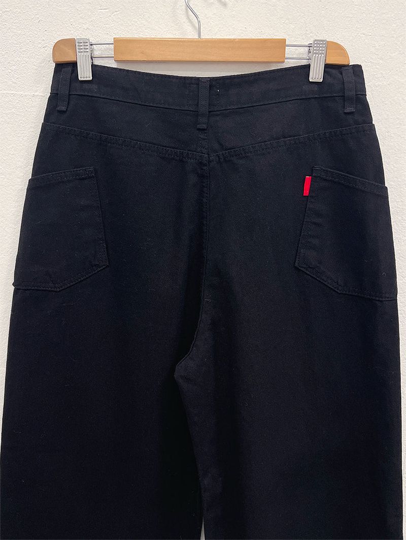 TURN POCKET WIDE COTTON PANTS (2C)
