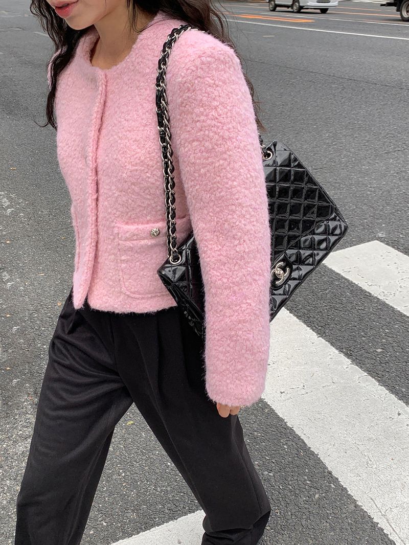 [MADE] [Wool Napping] Winter Warm Pintuck Wide Slacks