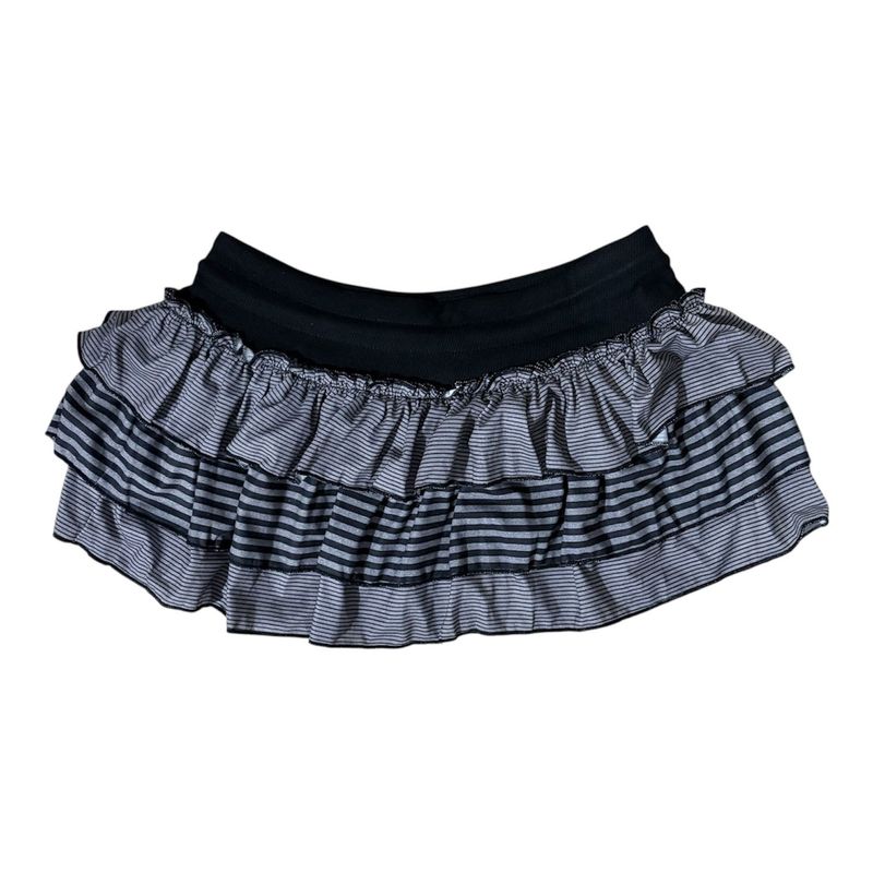 Stripe firll cancan skirt