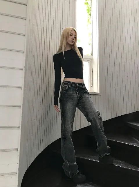 ヴィンテージ セミフレア デニム