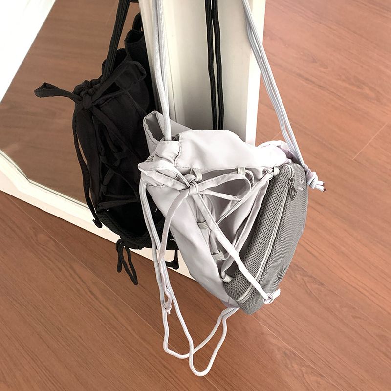 Yar Nylon Balecore Strap Mesh Pocket String Backpack
