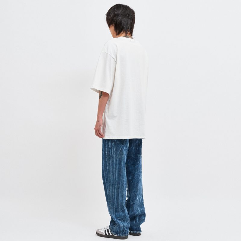 OVERSIZED PIN TUCK T-SHIRT