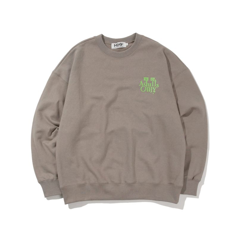 AO CREWNECK - WARM GREY