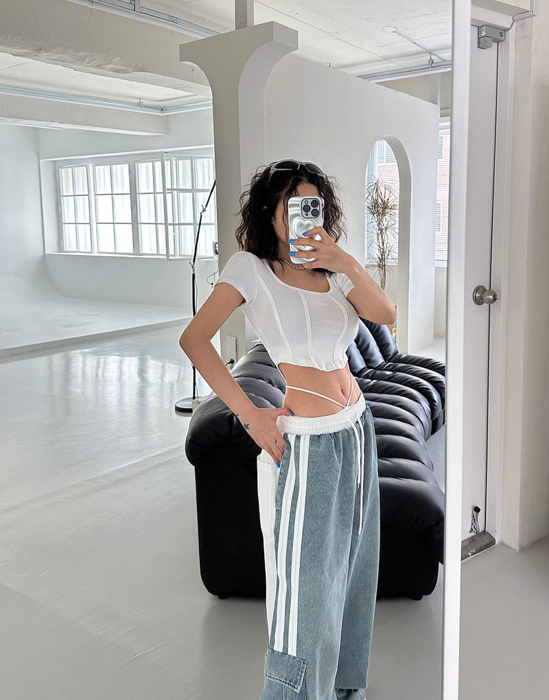 Denim Half Unissex Pants