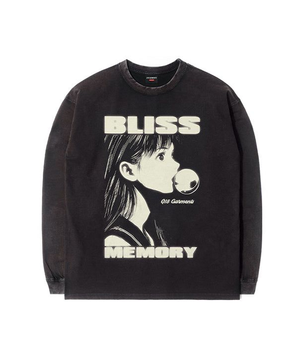 QT8 GARMENTS（キューティーエイトガーメント）の「RG ブリスウォッシュドロングスリーブ (ブラック)（トップス）」