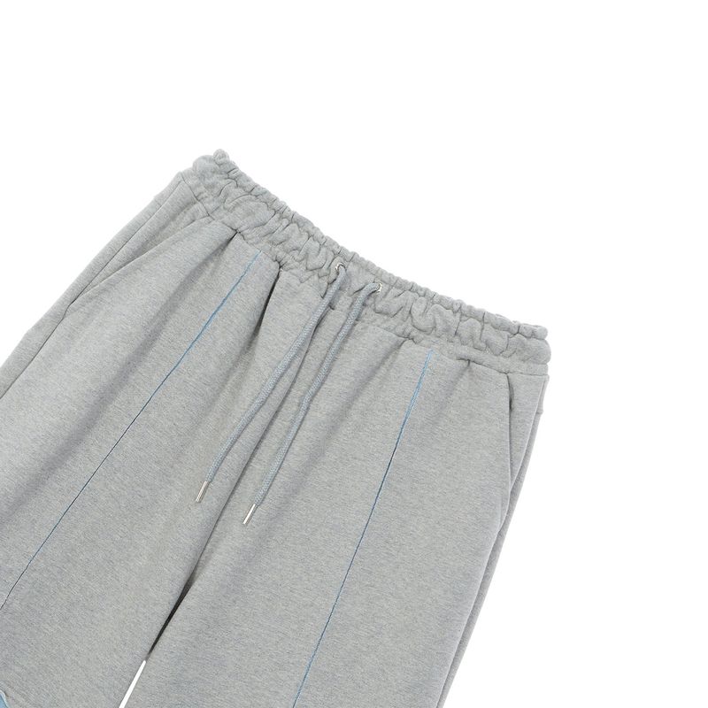 [ULKIN] Cross Low-Edge Sweat Pants_Gray