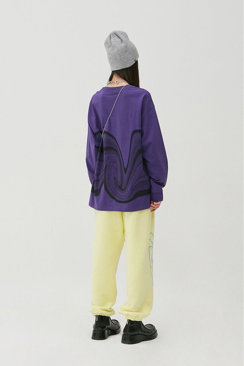 Clone L/S Tee_Purple