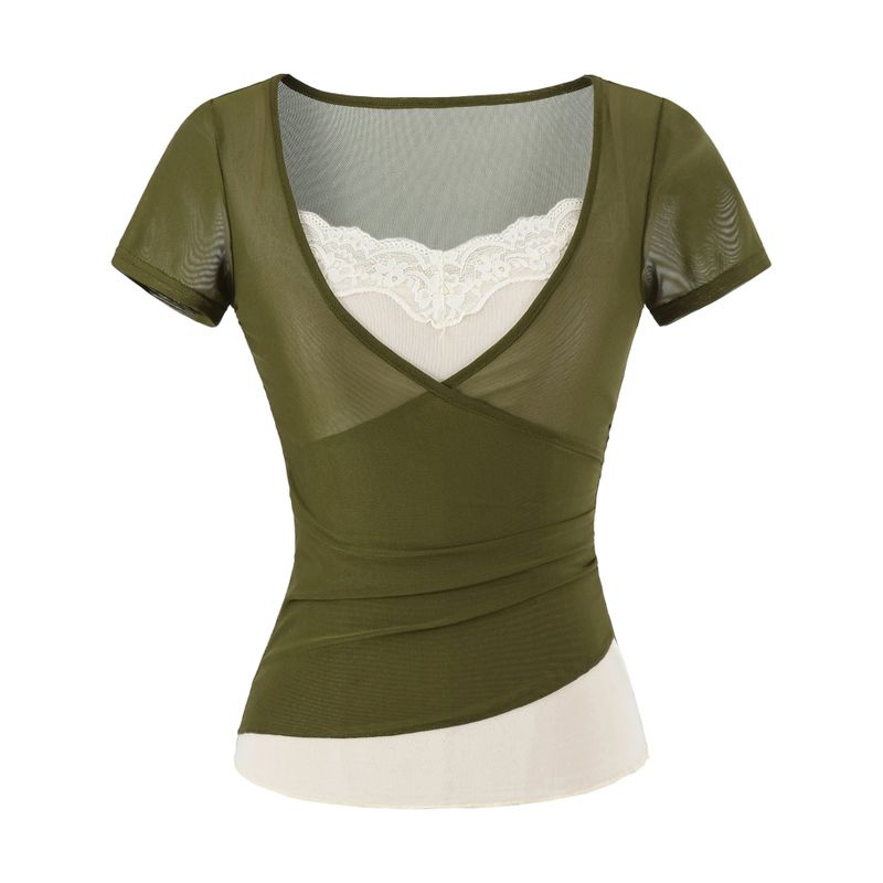 Mielle Lace Cami Layered Tee