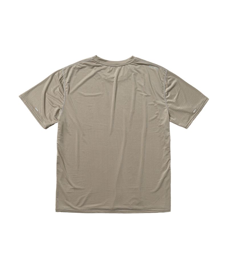 Air Vent Solid T-Shirt (Cement Beige)