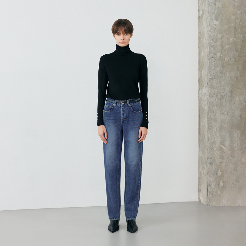 27Y(トゥエンティセブンワイ)の「Middle blue boy fit - G004(Pants)」
