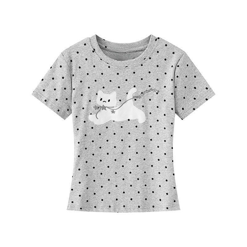Rumi Cat Dot Tee