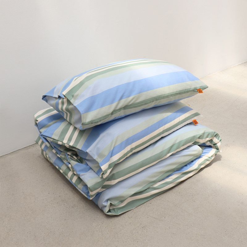 Blue raya duvet cover Qsize(200x230cm)