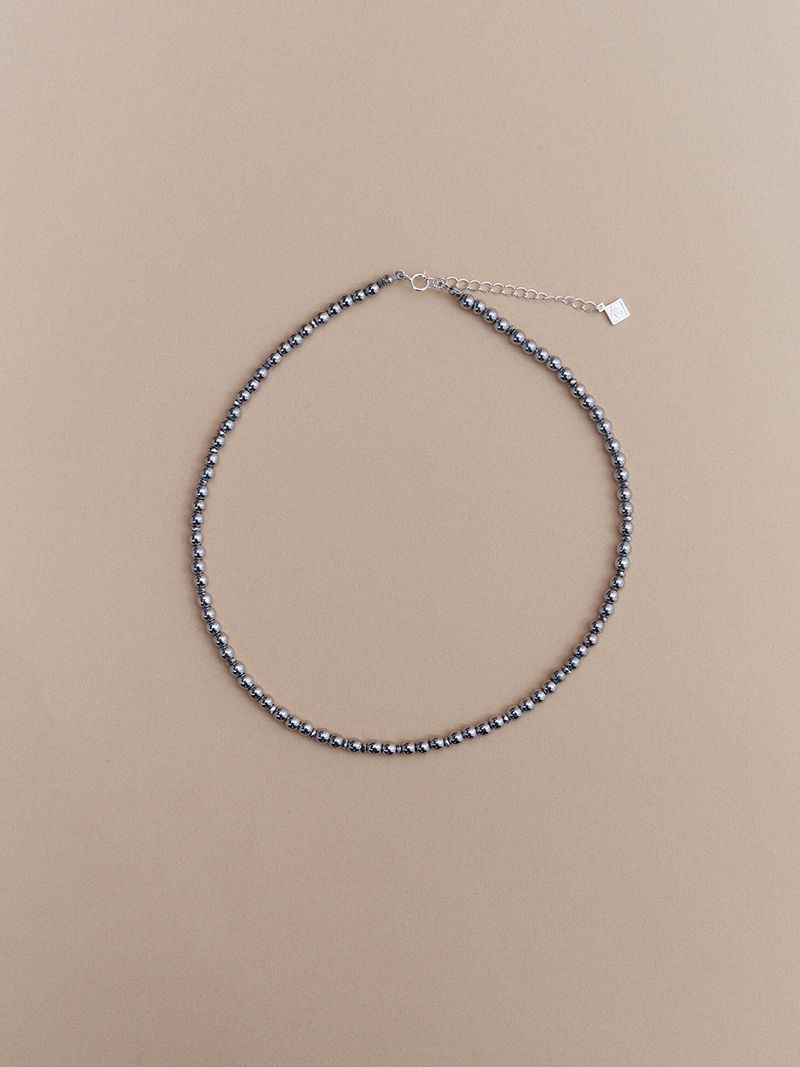 Silver925_Simple Hematite_N