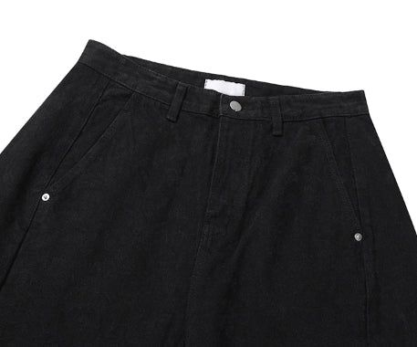 Bart Camo Cutout Wide Denim Pants