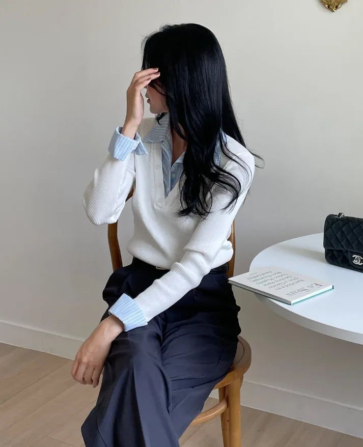 Ask Pintuck Wide Slacks