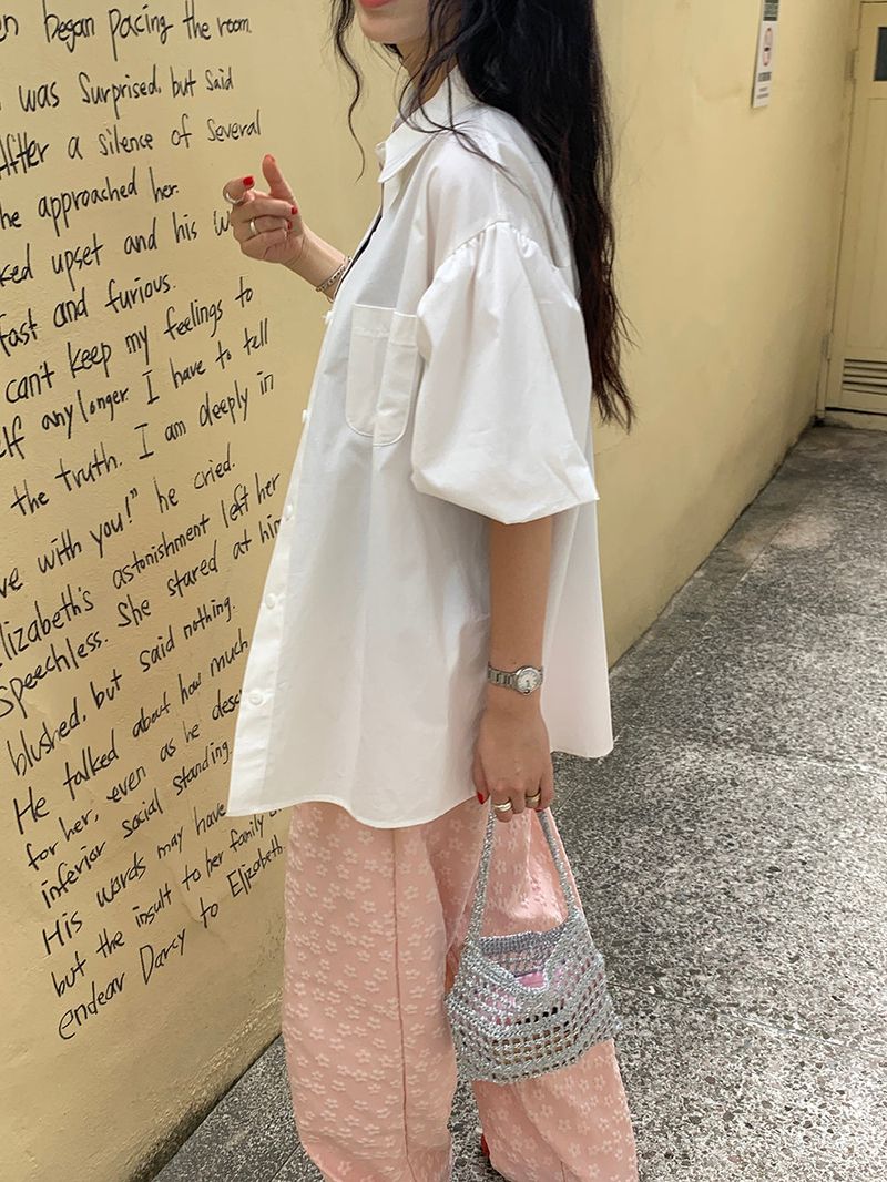 [MADE] PESTO FLOWER WIDE PANTS