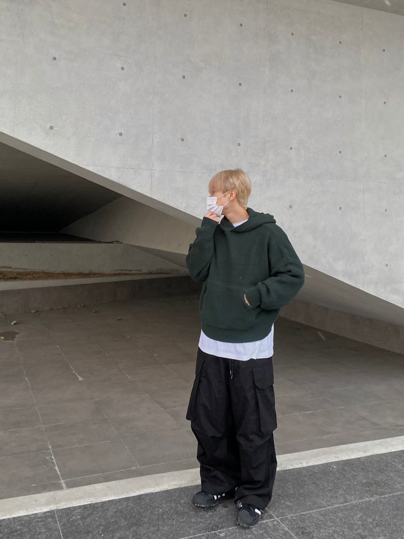 balloon fit cargo pants 2C