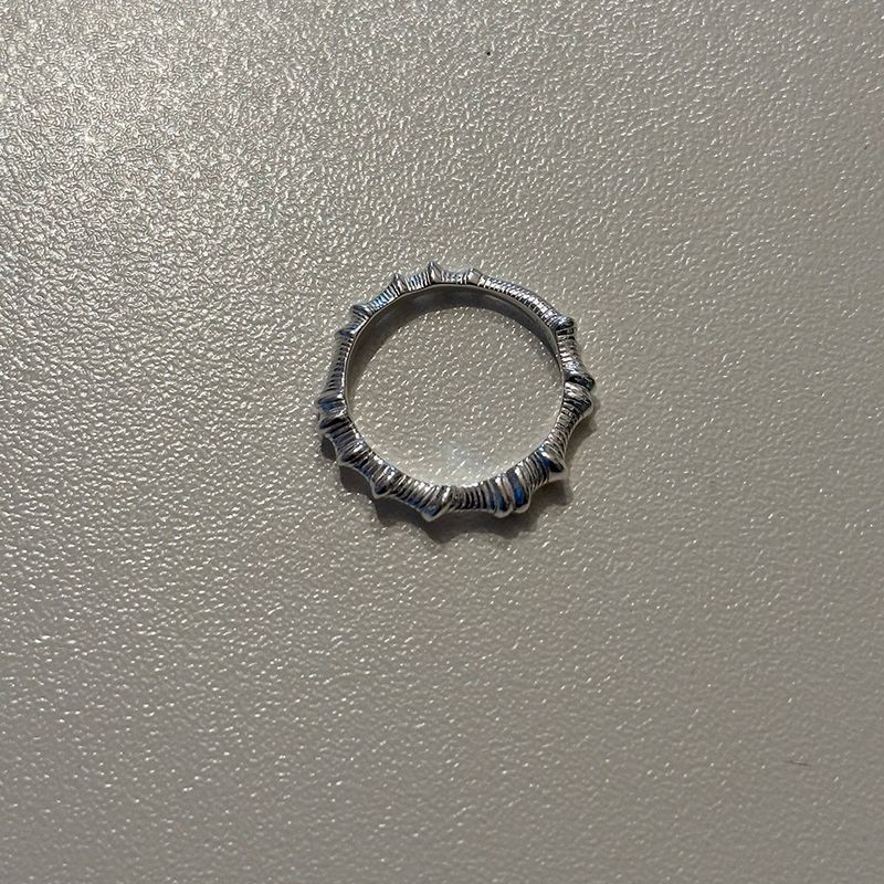 [925silver] Bone detail ring