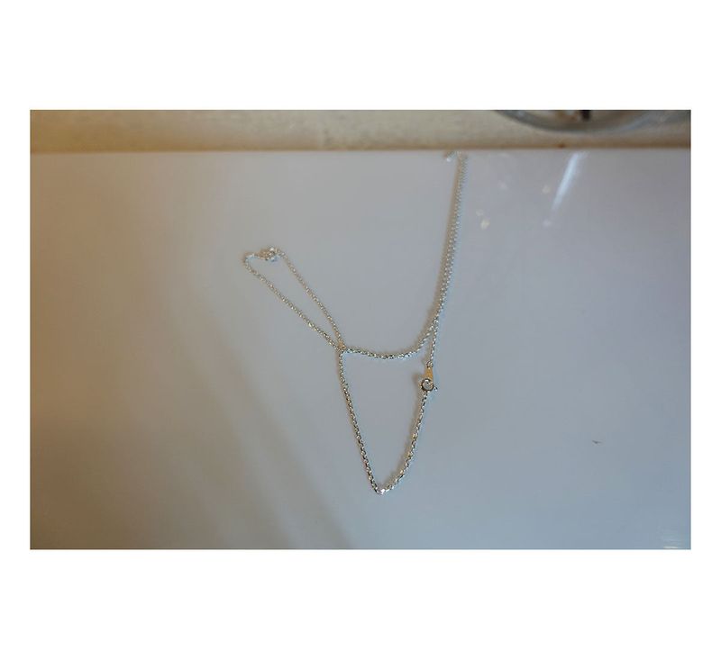 Luster chain necklace
