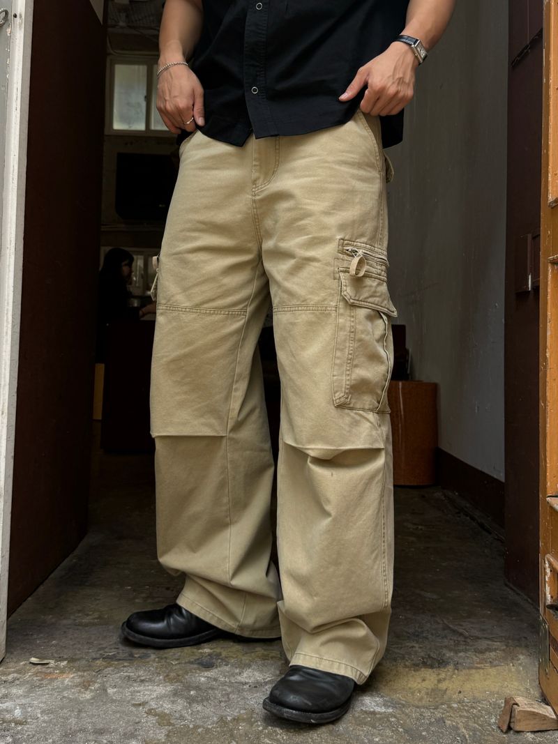Day zipper cargo pants
