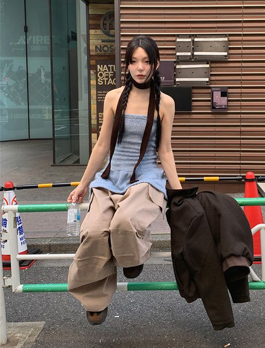 SLIM KNIT MUFFLER (7C)