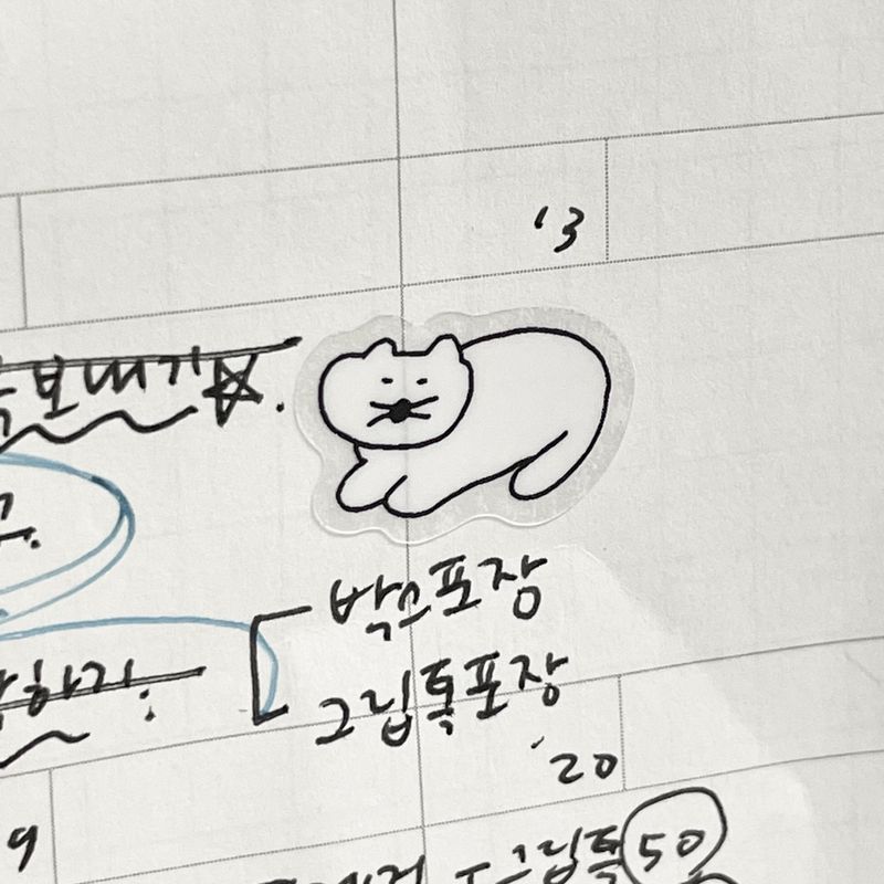 Diverse cat seal stickers (2 set)